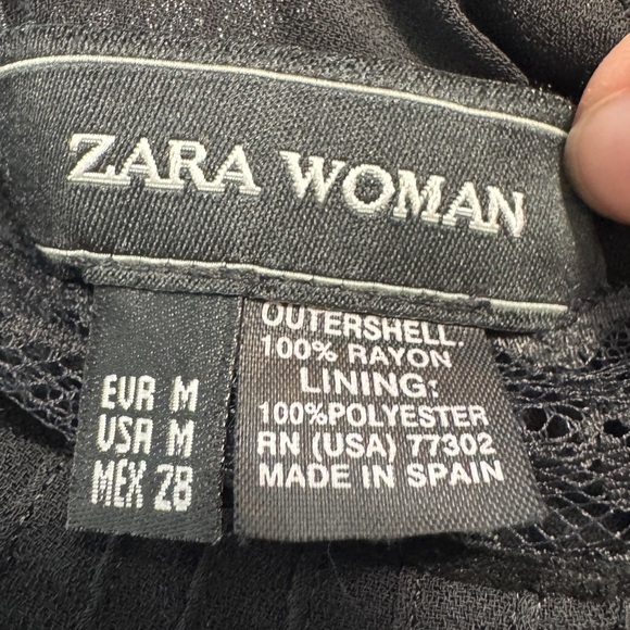 Zara Sleeveless Midi Dress Black - Picture 5 of 11